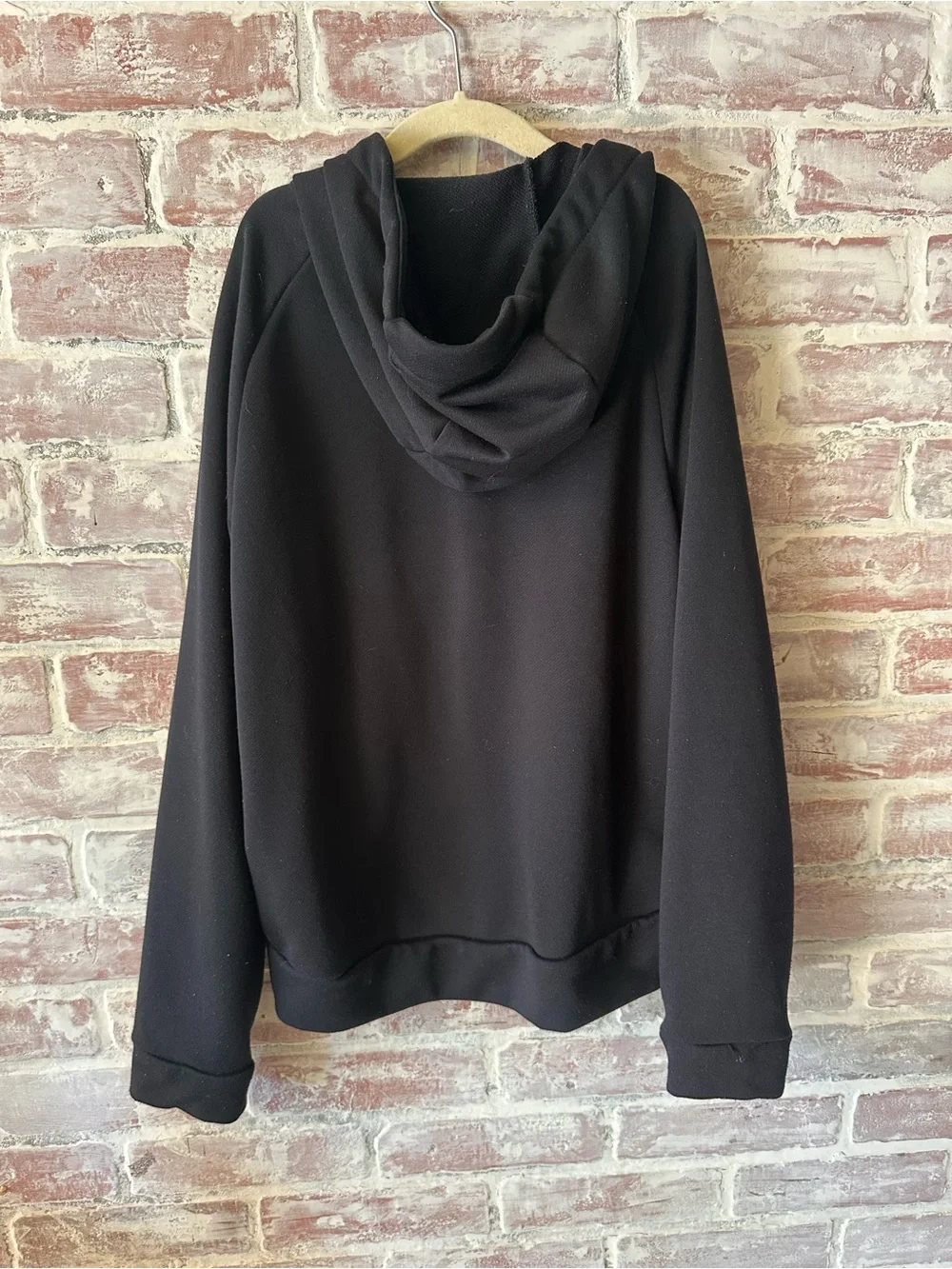 Nike Black Dri-FIT Zip Jacket with White Logo Detail